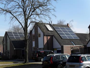 Zonnepanelen huis Muntendam